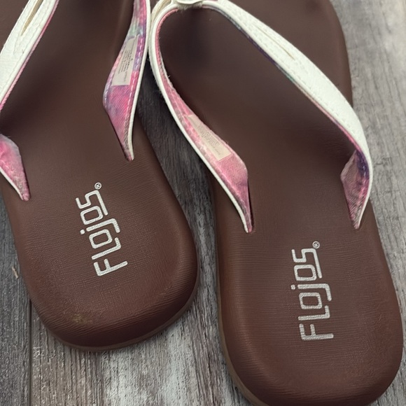 Flojos Women's Margo Flip Flops Thongs Sandals size 8 - Picture 4 of 8